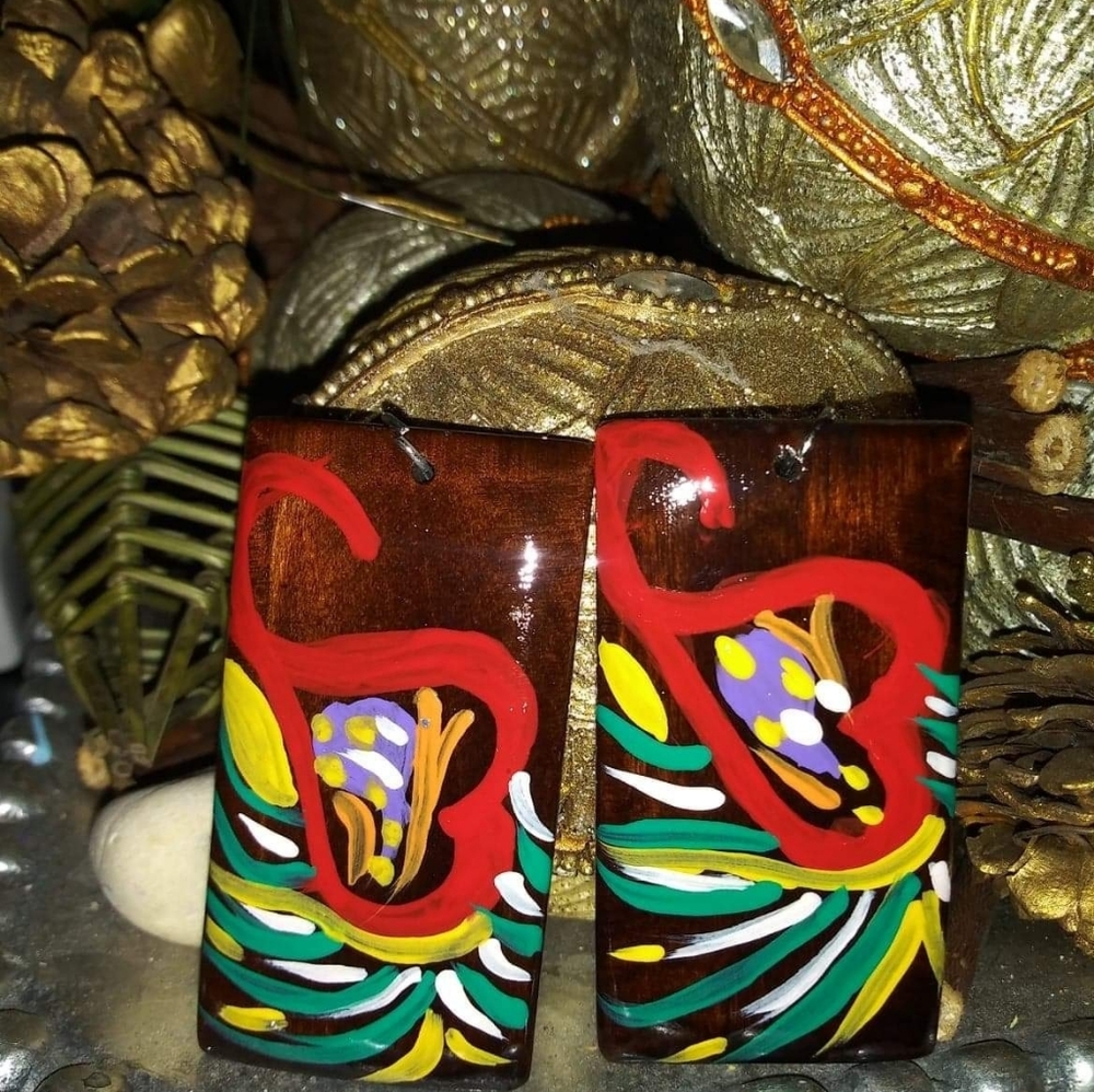Hand Painted Earrings
